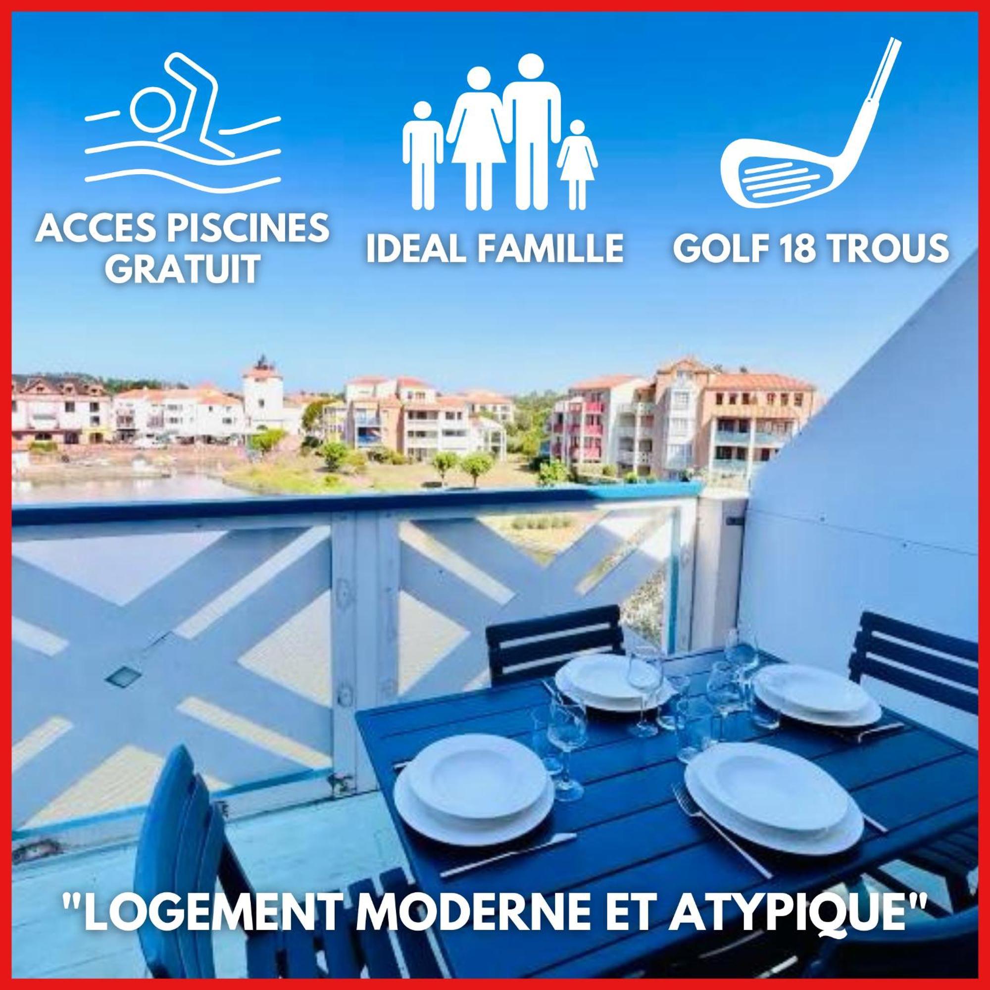 "Le Filet Du Lac" Appartement Atypique, 5 Personnes, Duplex, Vue Lac, Acces Parc Aquatique Gratuit Talmont-Saint-Hilaire المظهر الخارجي الصورة